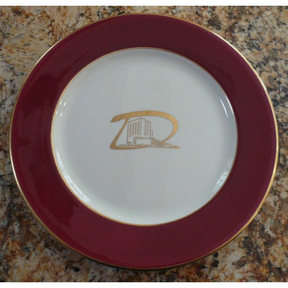 Dinkler Hotel Atlanta 10 1/2" Plate 1961 Shenango